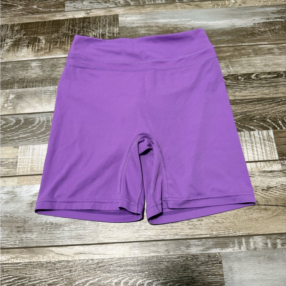 Tom Tiger Butt Lifting Purple Gym Shorts Size S Gym Workout Athletic